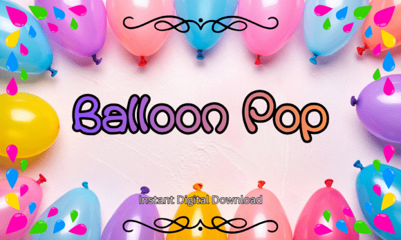 Balloon Pop: Elevate Playful Design Projects