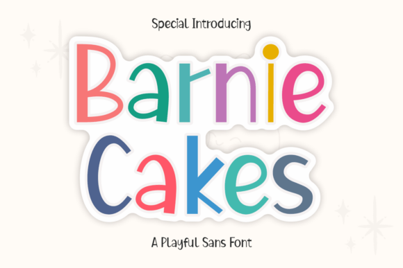 Barnie Cakes Font: Playful Typography for Joyful Design