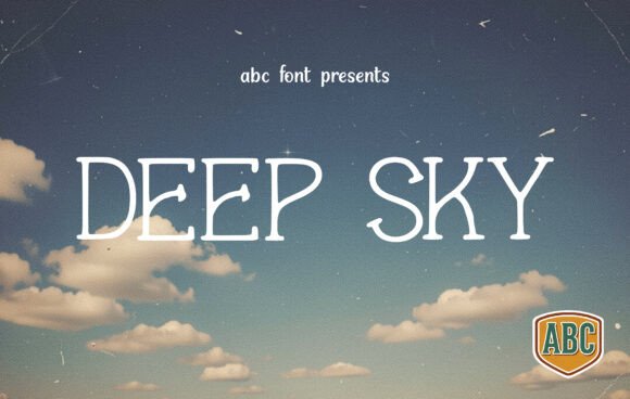 Deep Sky Font: Elevating Design with Airy Elegance