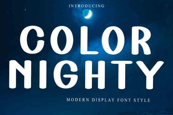 Evaluating Color Nighty Font for Creative Design Projects