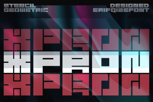 Evaluating Xpron for Geometric Stencil Typography