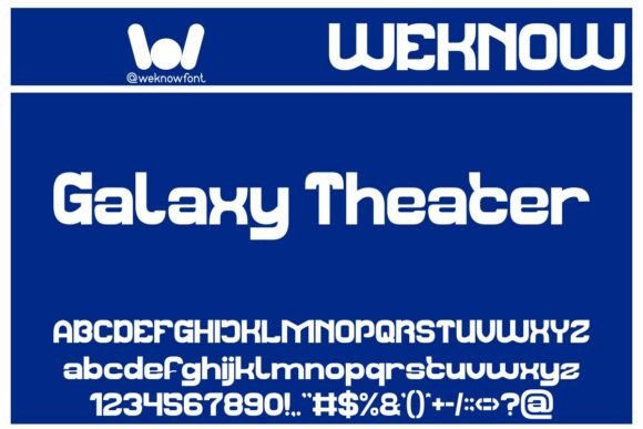 Galaxy Theater: A Geometric Sans-Serif for Modern Digital and Print Design