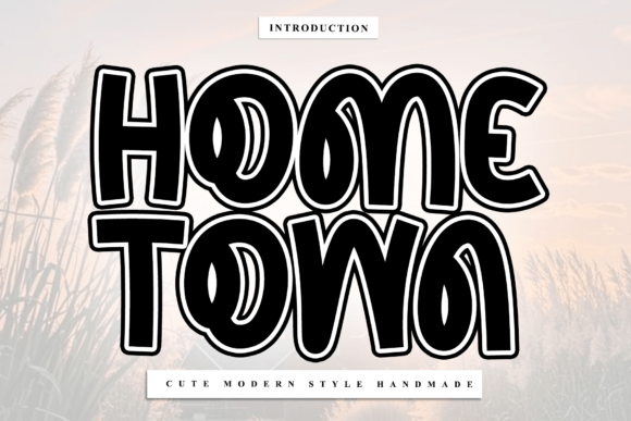 Home Town Font: Artisanal Script for Modern Branding