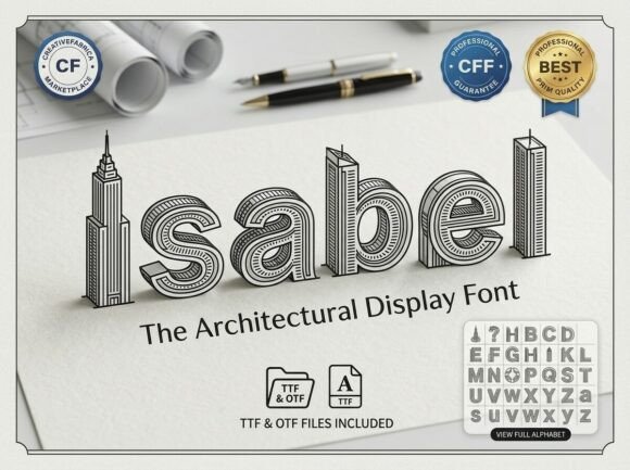 Isabel: Elevating Visual Communication Through Decorative Display Typography