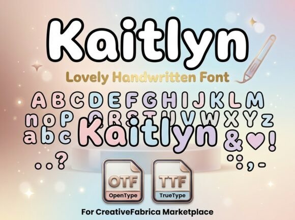 Kaitlyn: Elevating Visual Identity with Decorative Display Typography