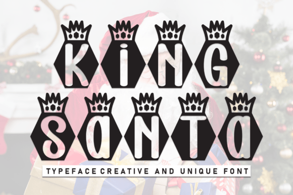 King Santa: Strategic Application of Handwritten Display Typography