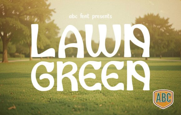 Lawn Green Font: Organic Warmth for Rustic Design