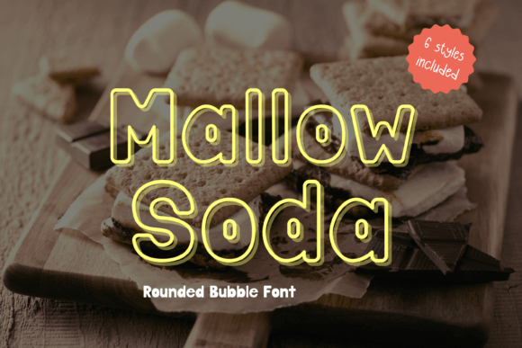 Mallow Soda: Elevating Creative Projects with Cute Rounded Bubble Handwriting