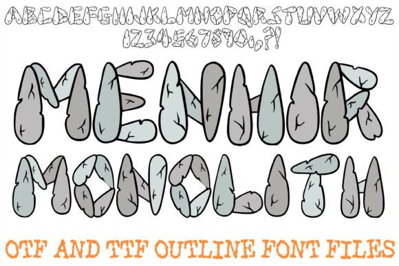 Menhir Monolith: Rugged Display Font for Bold Design