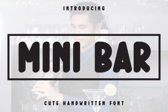 Mini Bar Font: Whimsical Display Typography