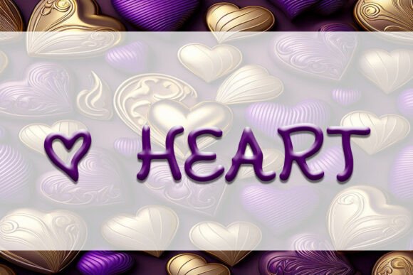O Heart: Elevating Creative Projects with Bold, Emotional Typography