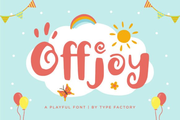 Offjoy: A Playful Display Font for Cheerful Designs