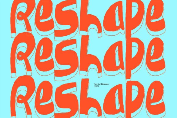 Reshape: Elevating Anti-Design with Liquid Typography