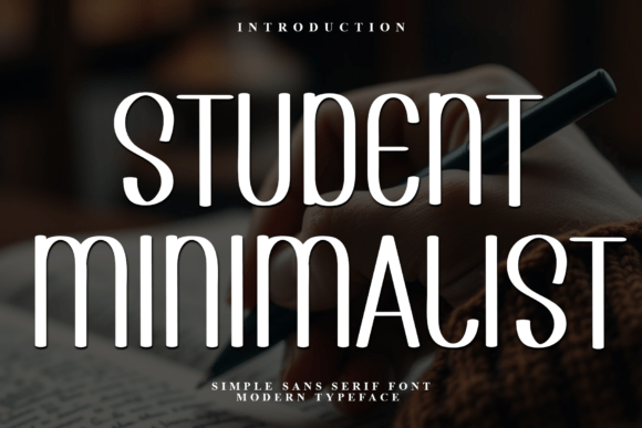 Student Minimalist: Festive Typography for Holiday Designs