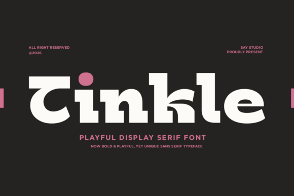 Tinkle: Elevating Modern Design with Playful Serif Typography