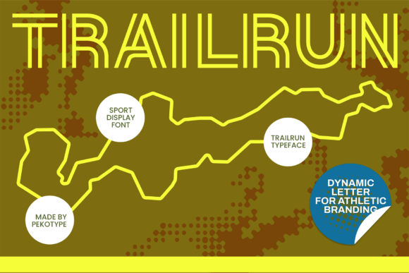 Trailrun: Bold Typography for Active Design