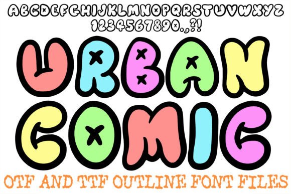 Urban Comic Font: Design Evaluation and Usage Guide