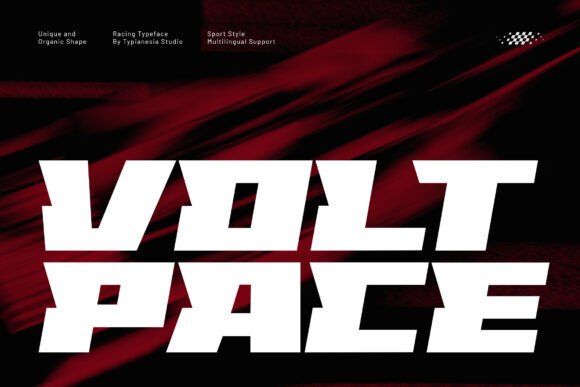 Voltpace: Engineering Visual Speed with a Modern Bold Sport Italic Racing Font